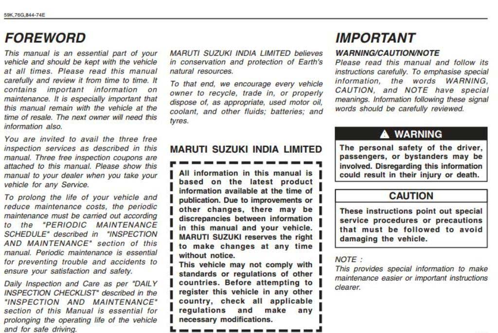 DIY Car Maintenance Checks Owners Manual