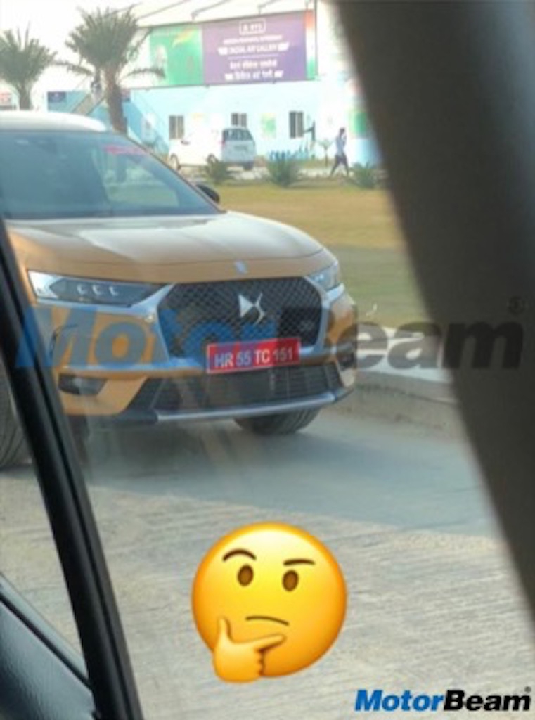 DS 7 Crossback SUV Spied