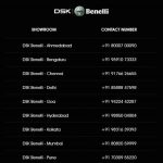 DSK Benelli India Showroom Contact Details