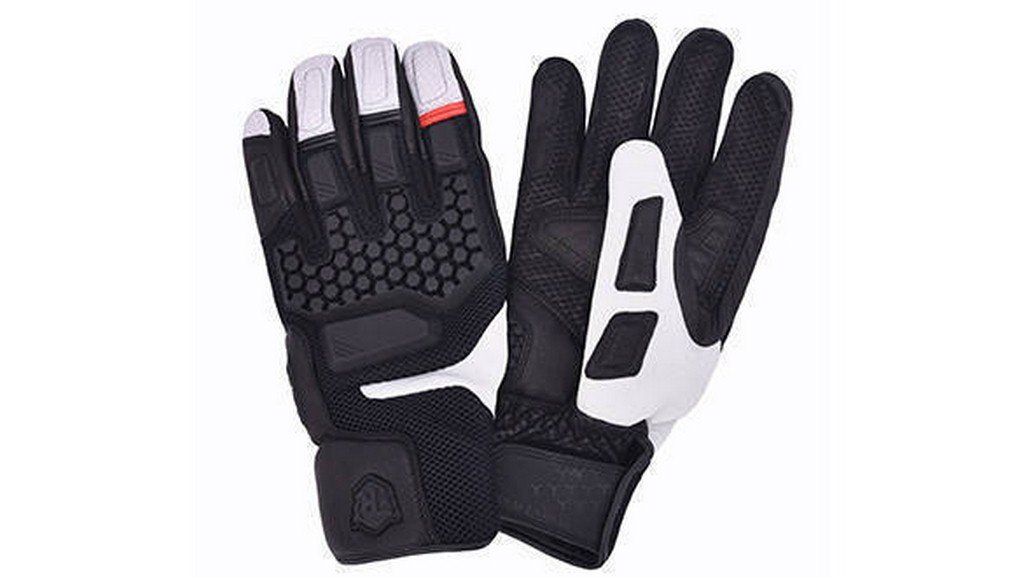 Darcha Warm Weather Gloves Black White