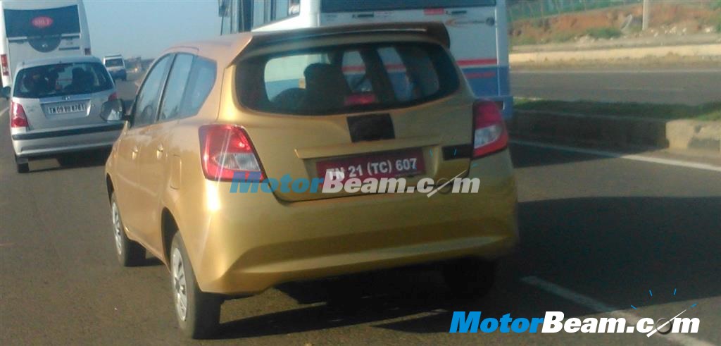 Datsun GO+ MPV Spy Shot