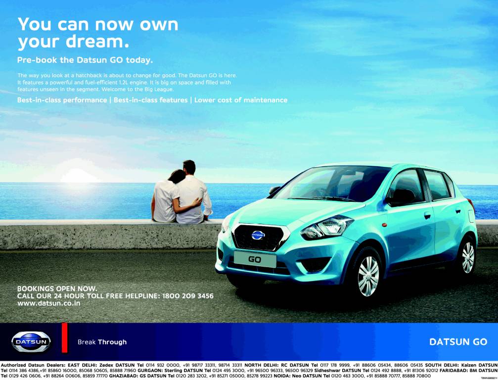 Datsun GO Bookings