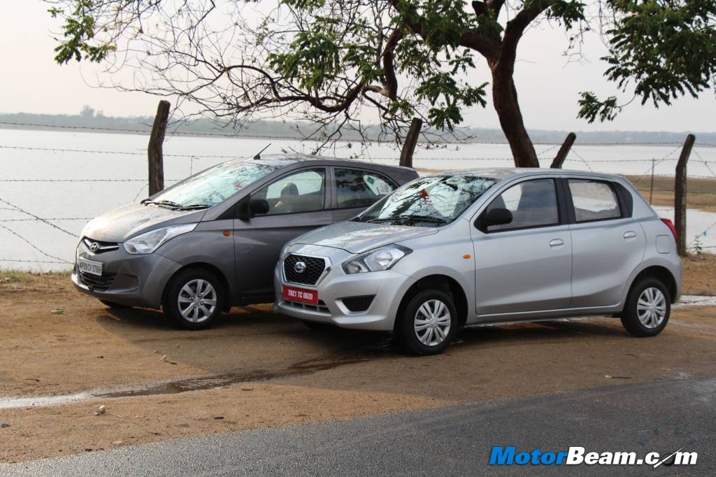 Datsun GO vs Hyundai Eon Road Test