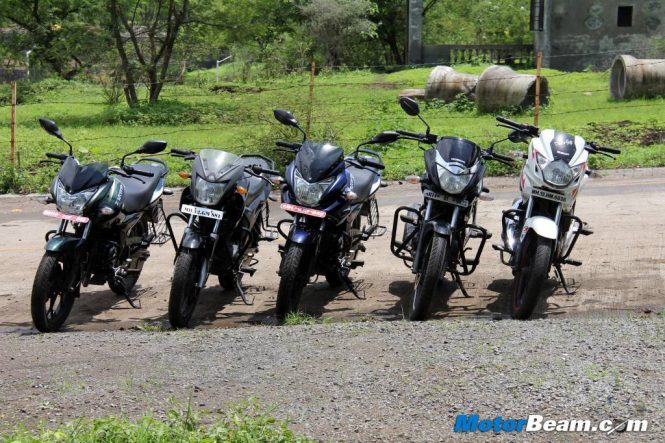 Discover 150 vs Unicorn vs SZ vs GS150R Shootout