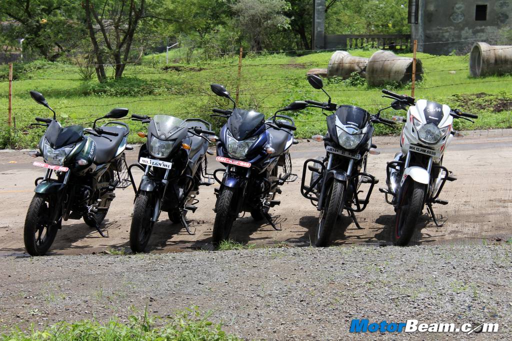 Discover 150 vs Unicorn vs SZ vs GS150R Shootout