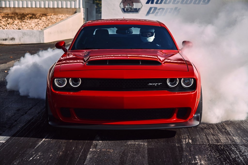 Dodge Challenger SRT Demon Burnout