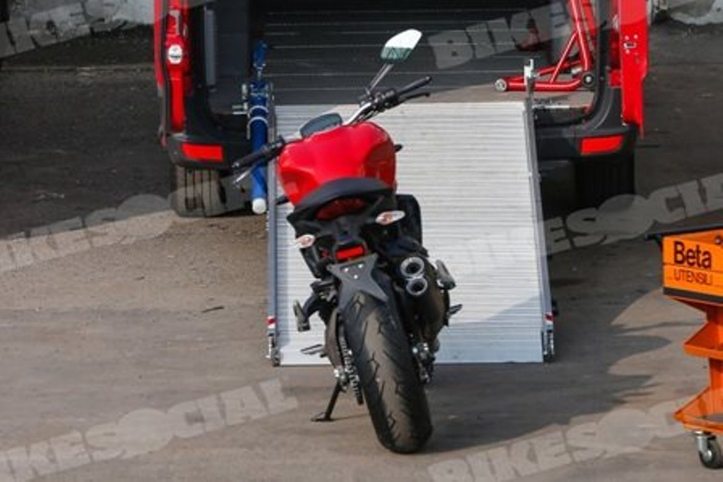 Ducati Monster 821 Spy Shot Rear