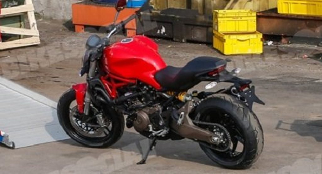 Ducati Monster 821 Spy Shot