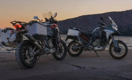 Ducati Multistrada V4 front and rear