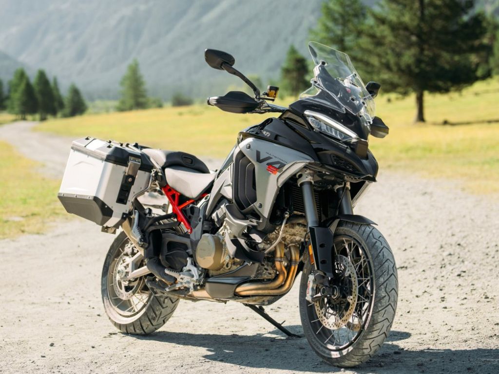 Ducati Multistrada V4 grey front