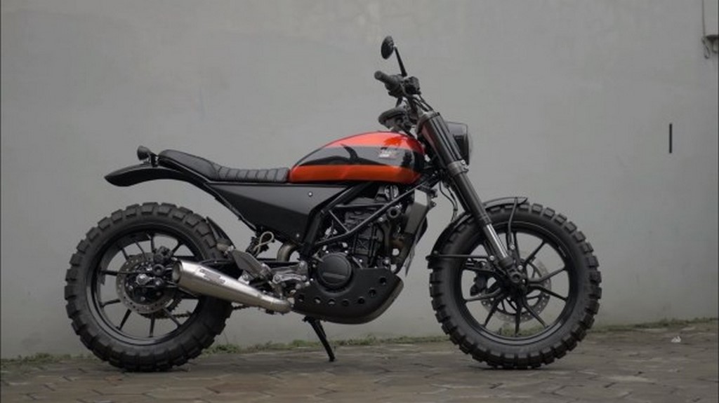 Duke 200 Modified Into Scrambler