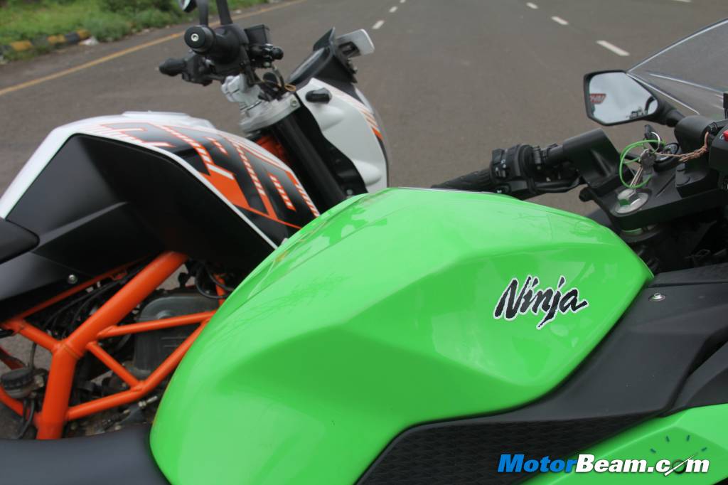 Duke-390 vs Ninja 300 Shootout