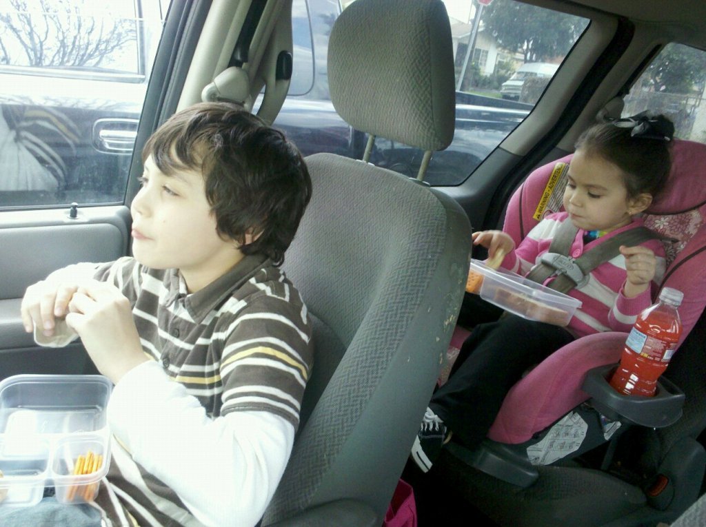 Eating In Car