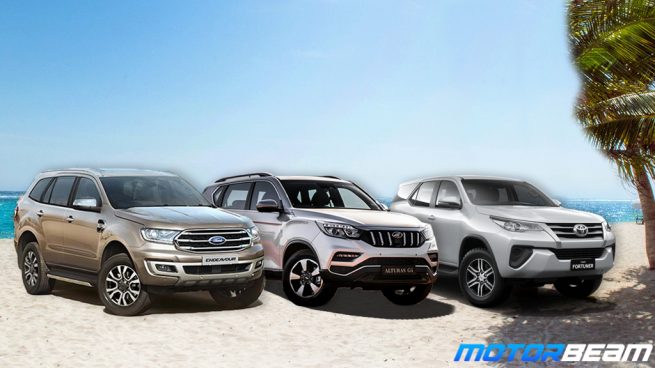Endeavour vs Alturas G4 vs Fortuner