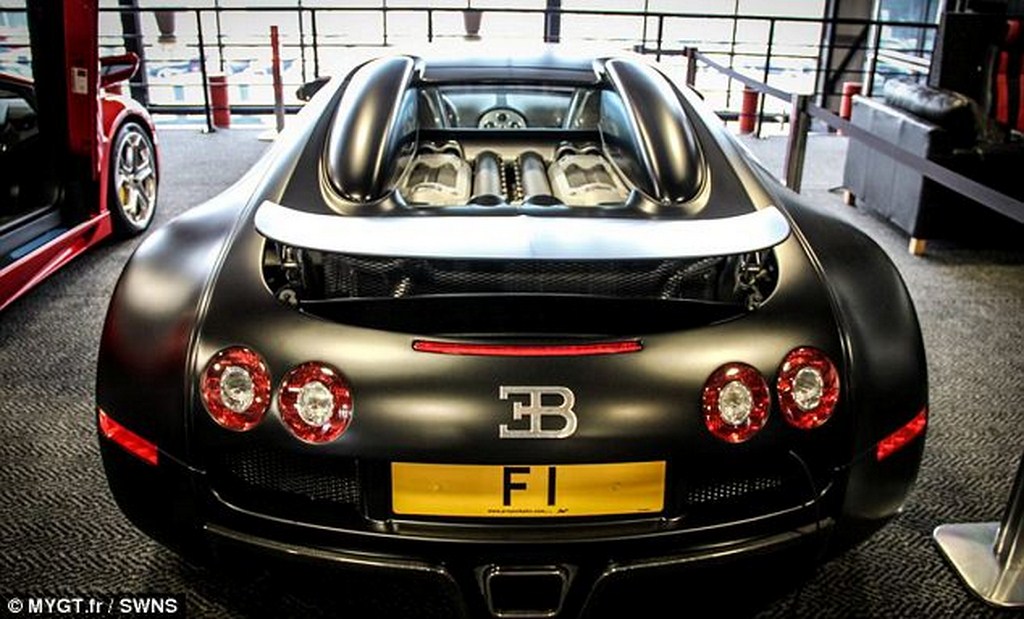 F1 Registration Number Bugatti Veyron