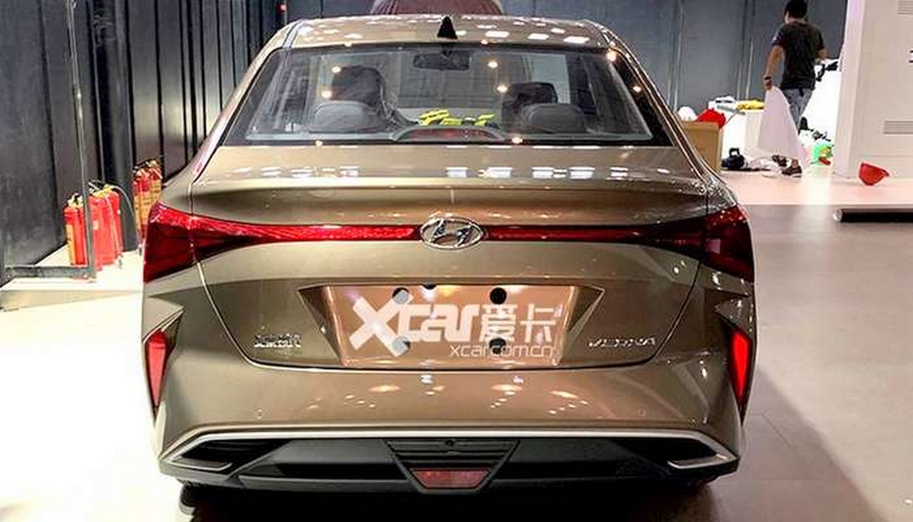 Facelift Verna Rear Profile