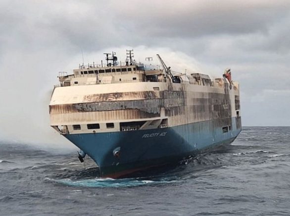 Felicity Ace Cargo Ship Sinks