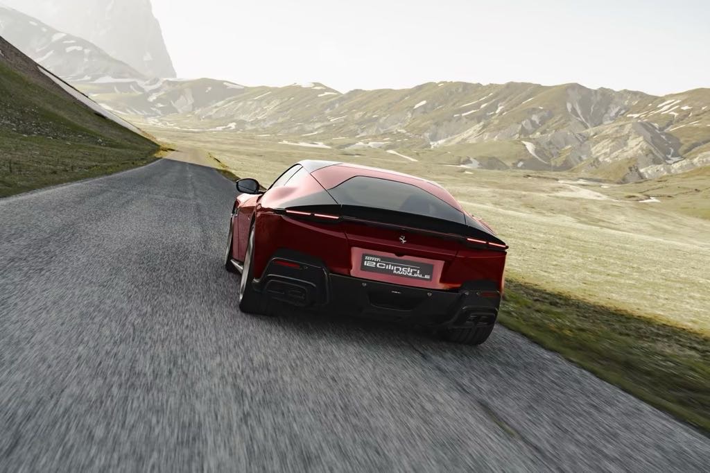 Ferrari 12Cilindri Manuale Rear