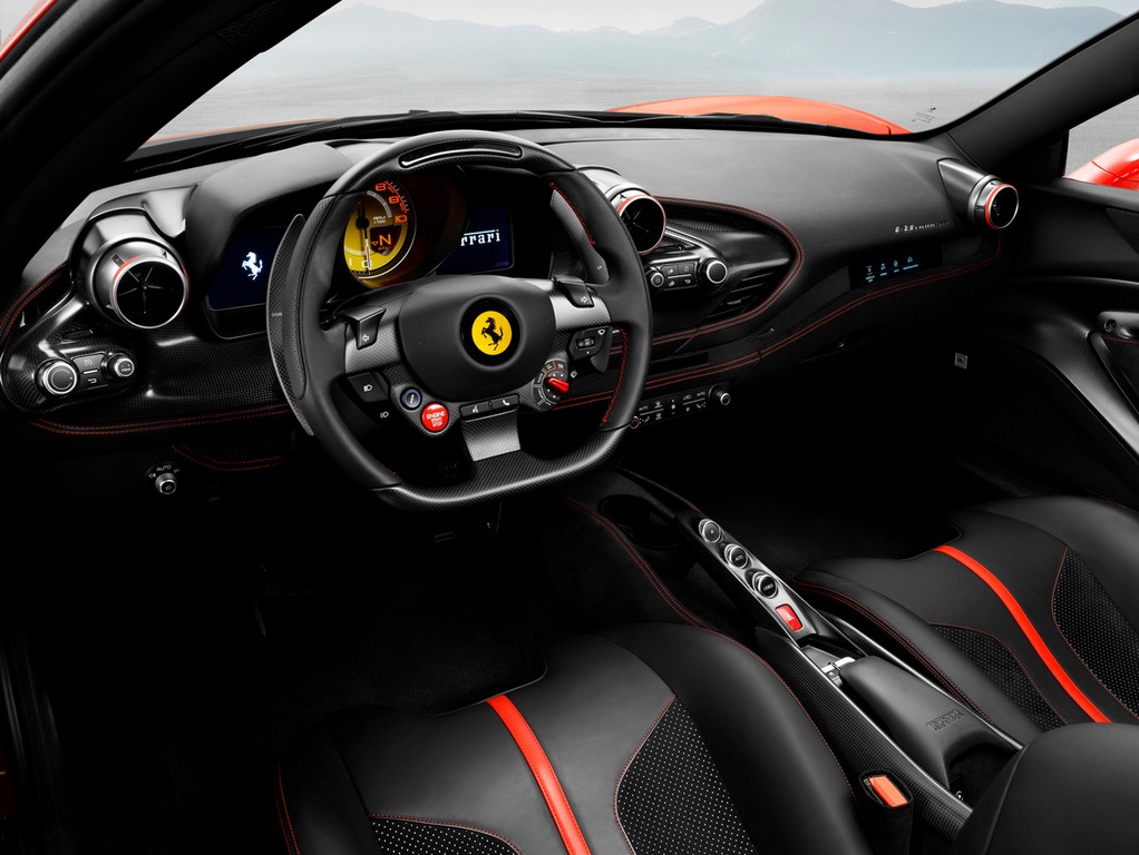 Ferrari F8 Tributo Dashboard