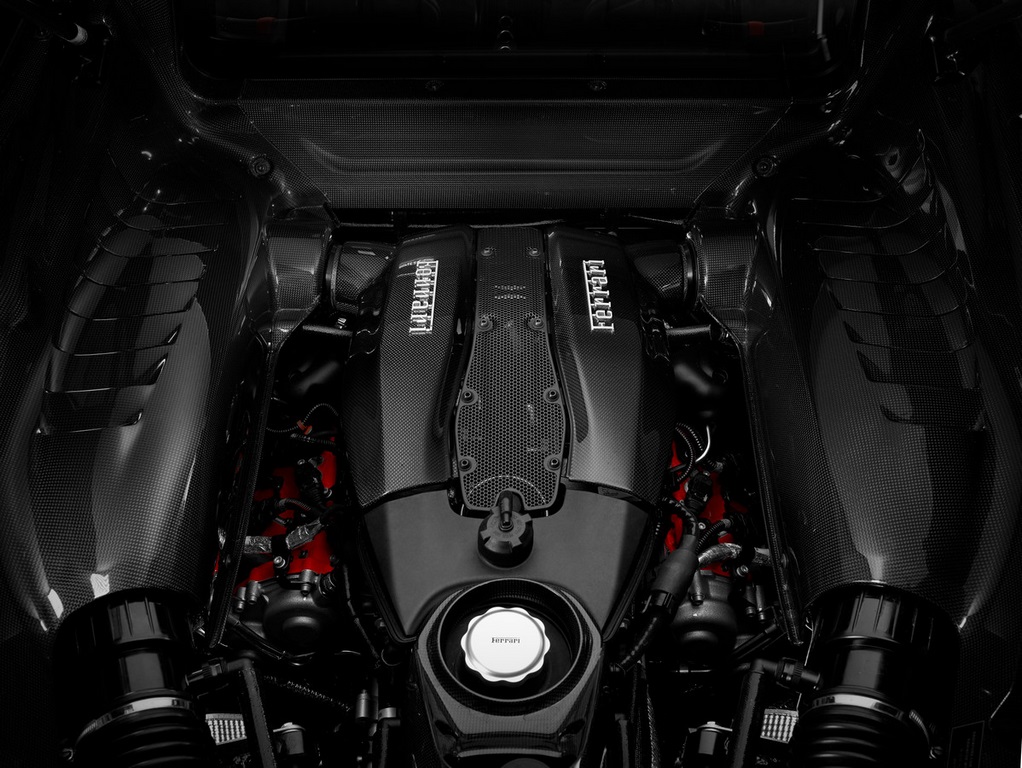 Ferrari F8 Tributo Engine Bay
