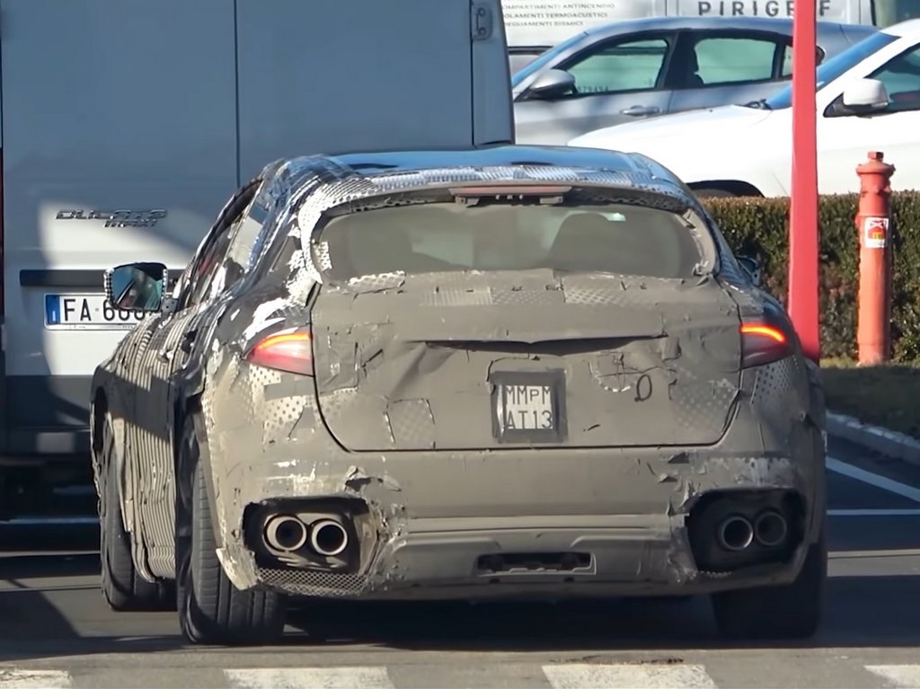 Ferrari Purosangue Spied Rear