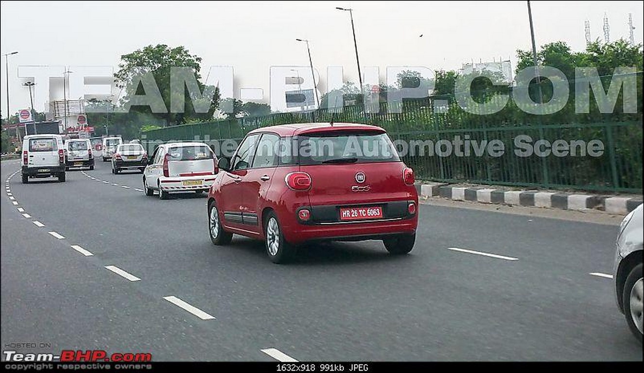 Fiat 500L Spied Testing