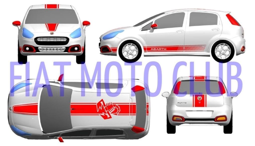 Fiat Abarth Punto Colours