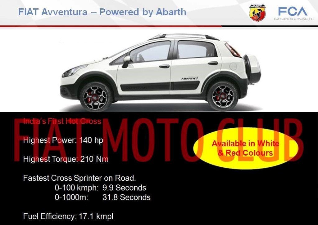 Fiat Avventura Abarth Specs