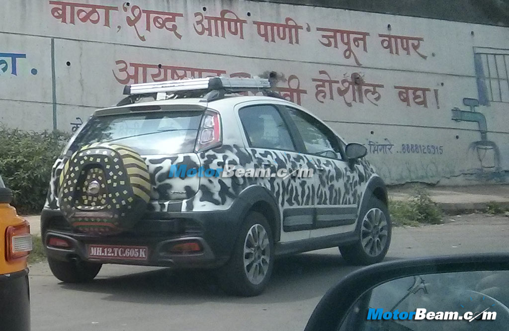 Fiat Avventura Test Mule Spare Wheel