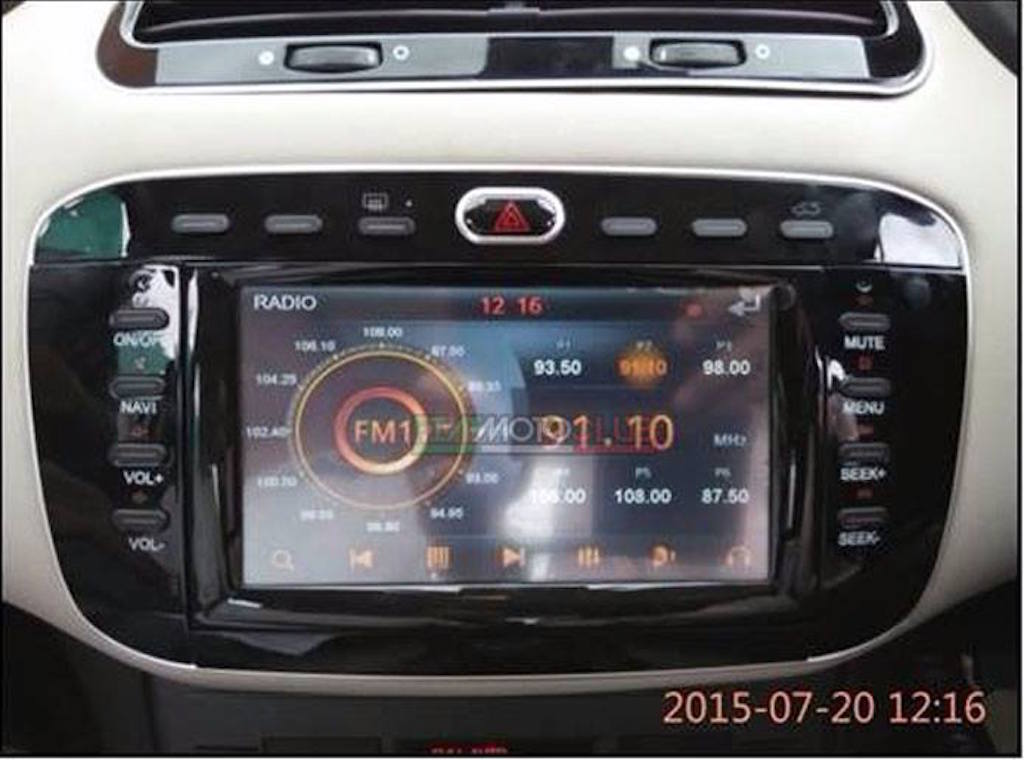Fiat Linea Elegante Audio System Leaked