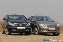 Fiat Linea vs Tata Manza Road Test