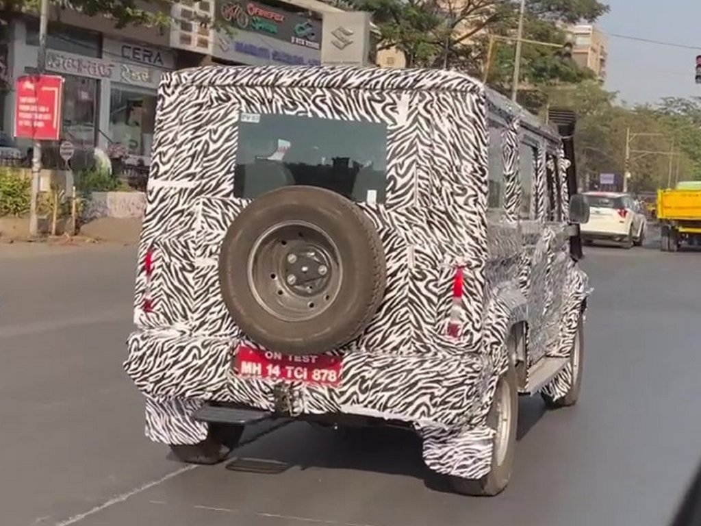 Force Gurkha 5-Door Spotted Rear