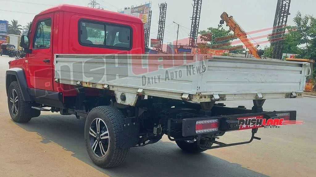 Force Gurkha Pickup Truck Spied