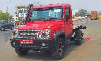Force Gurkha Pickup Truck Spotted