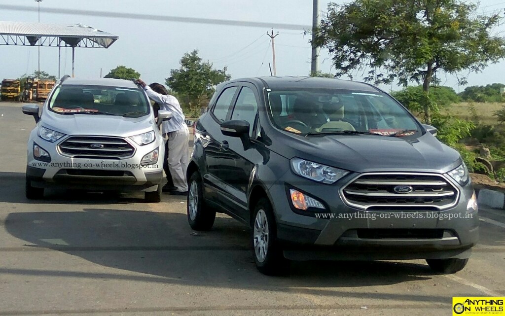 Ford EcoSport Facelift Captured