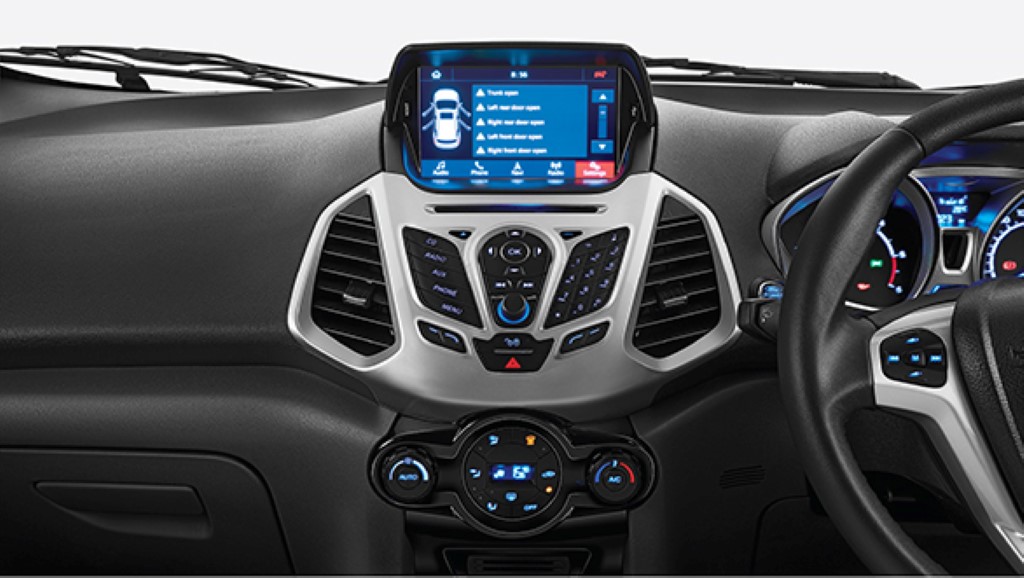 Ford EcoSport Platinum Edition Interior