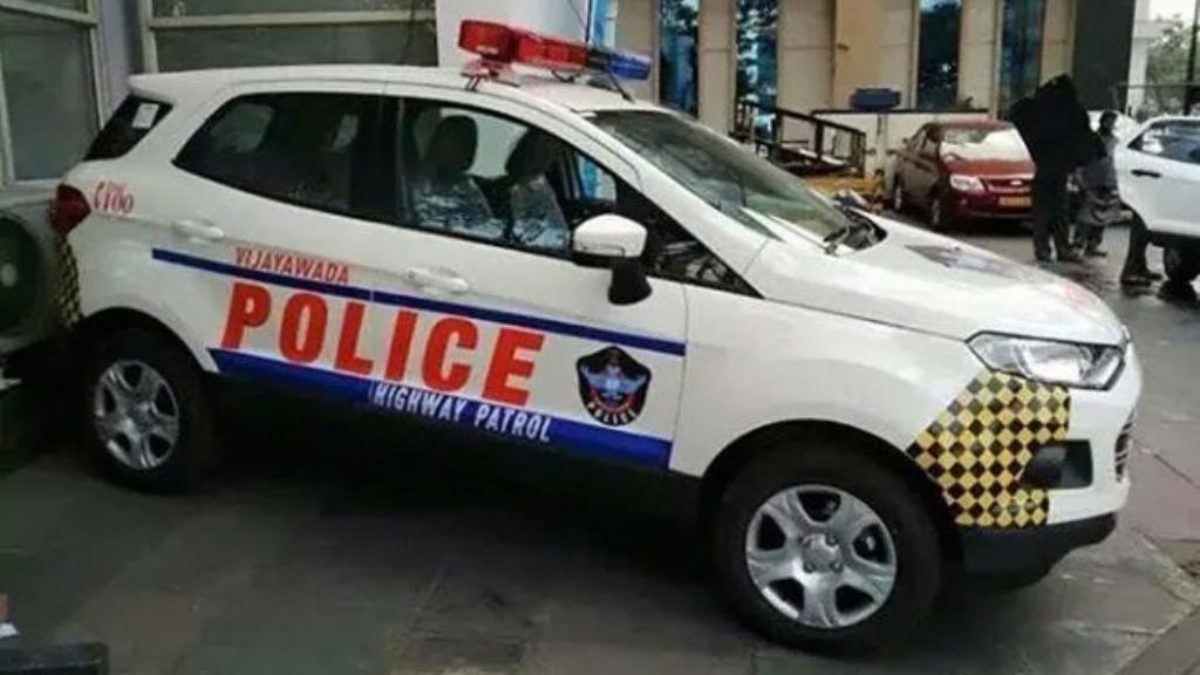 Ecosport With Indian police