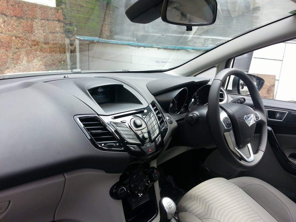 Ford Fiesta Facelift Spied Dealership Interior