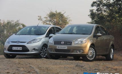 Ford Fiesta vs Fiat Linea Shootout