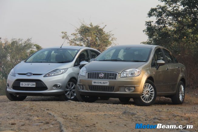 Ford Fiesta vs Fiat Linea Shootout