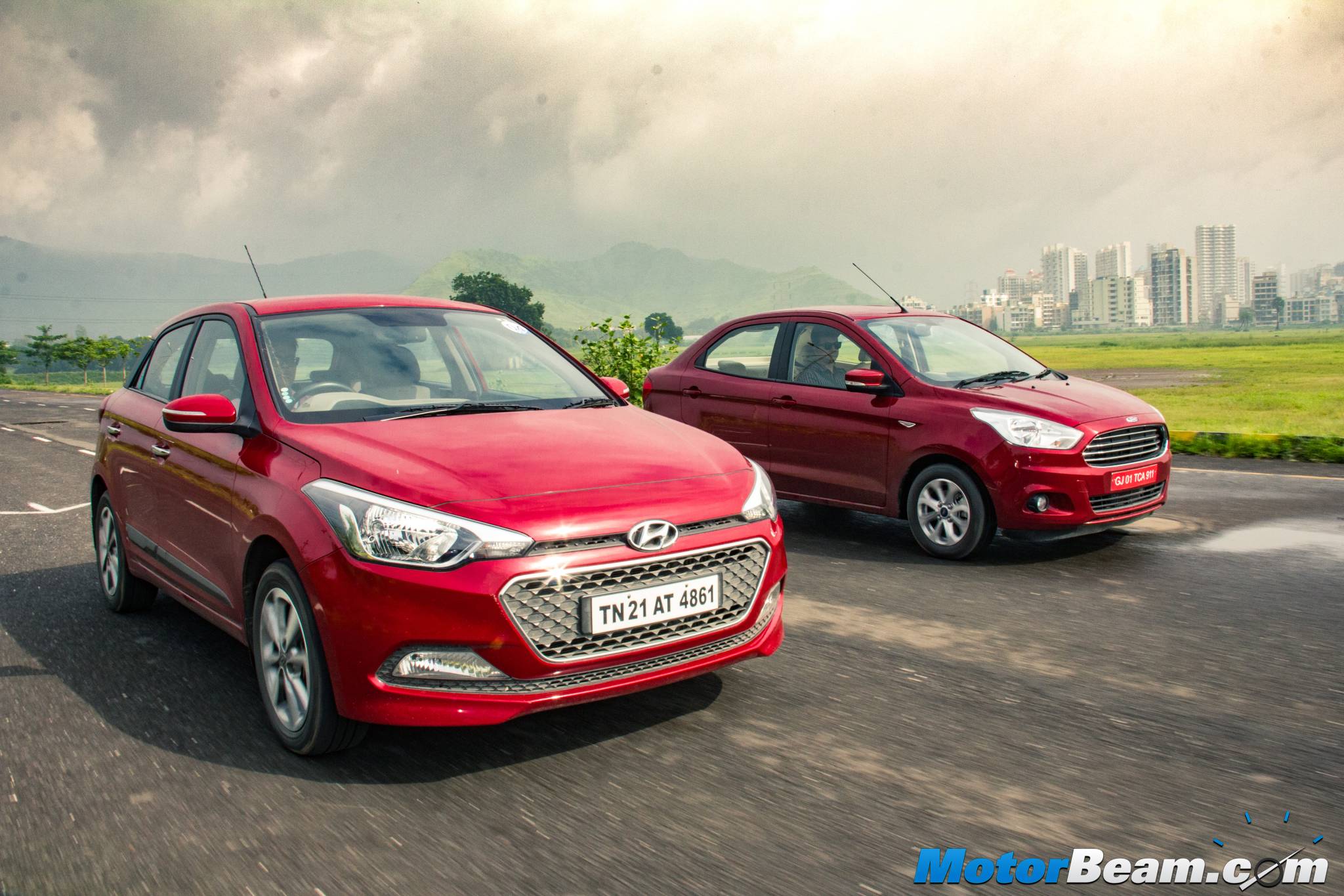 Ford Figo Aspire vs Hyundai Elite i20 Shootout