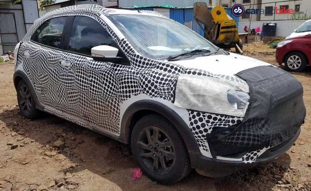 Ford Figo Crossover Spotted In India