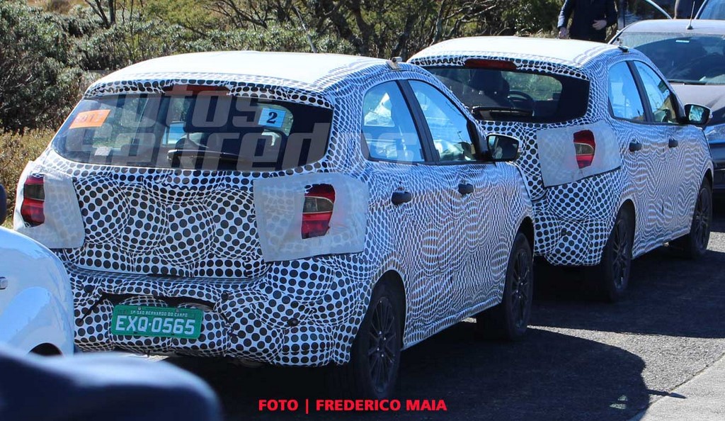 Ford Figo Rear Spotted In Brazil