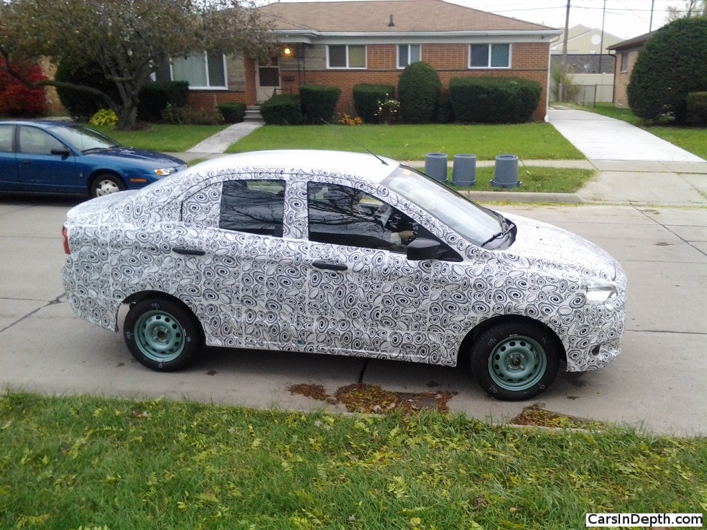 Ford Figo Sedan Spied Side