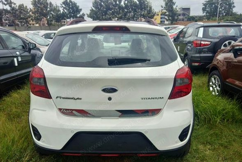 Rear profile of the car