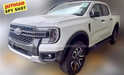 Ford Ranger Spotted Undisguised India