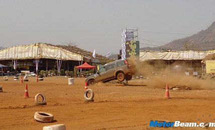 Ford Endeavour Stoppie