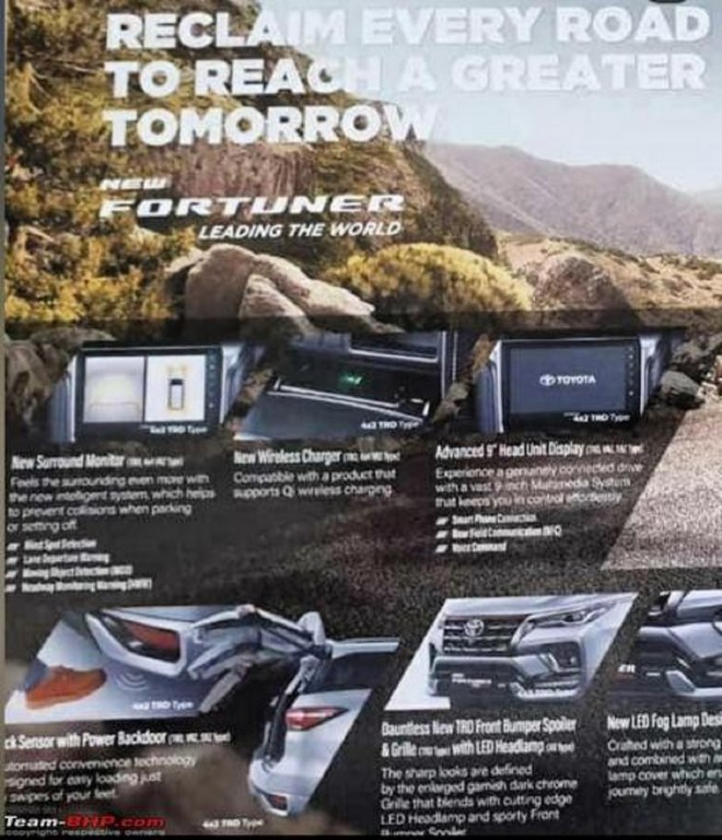 Fortuner TRD Facelift Brochure