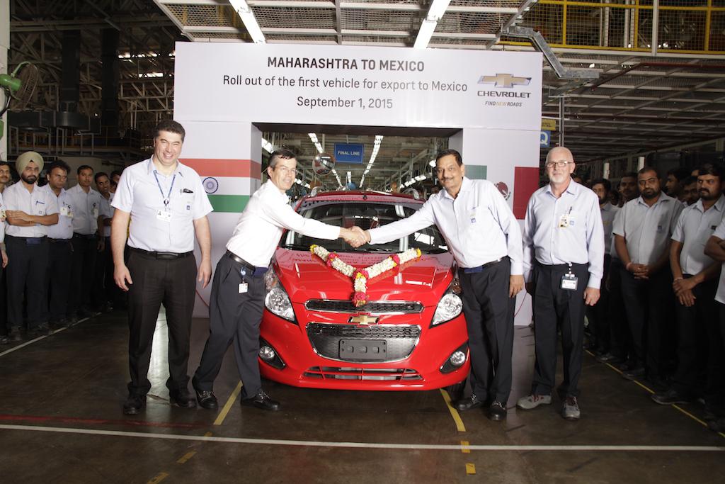 GM India Chevrolet Beat Exports Mexico