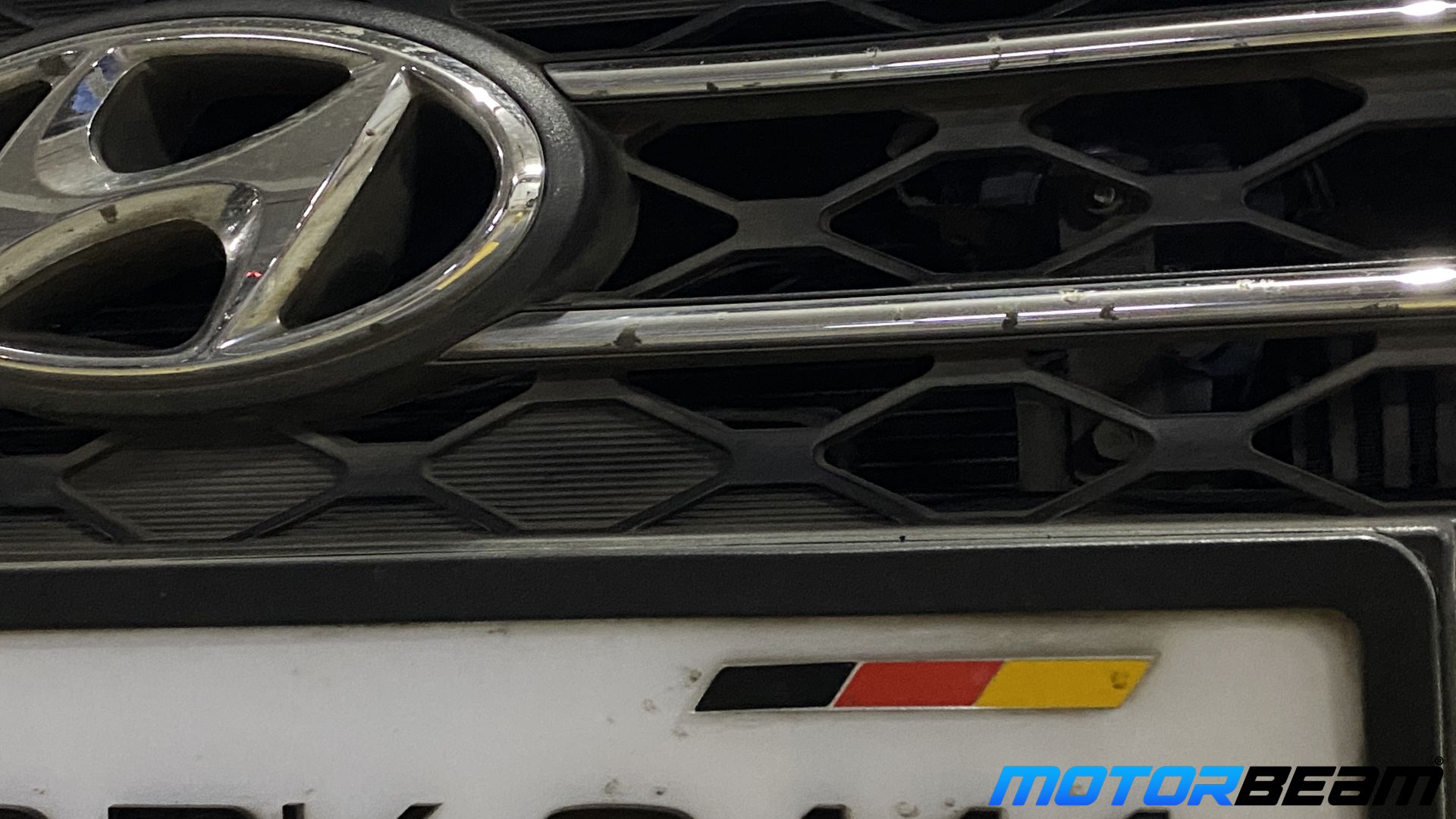 German Flag Number Plate